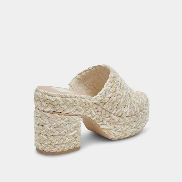 Heels Shop Dolce Vita Lady Heels Ivory Multi Woven Ivory Multi Woven