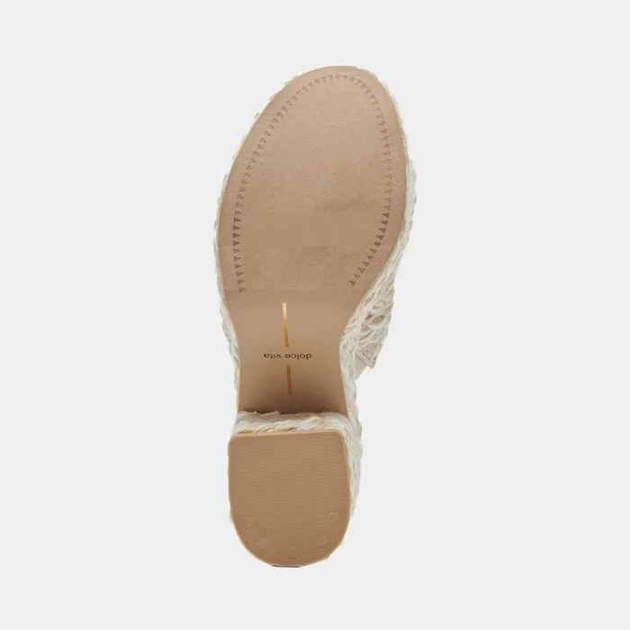 Heels Shop Dolce Vita Lady Heels Ivory Multi Woven Ivory Multi Woven