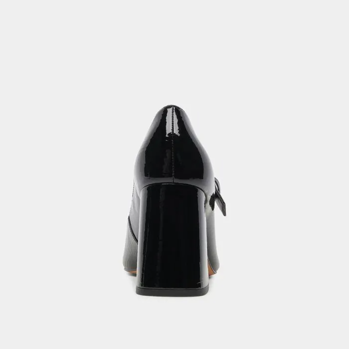 Heels Shop Dolce Vita Lakota Heels Midnight Crinkle Patent Midnight Crinkle Patent