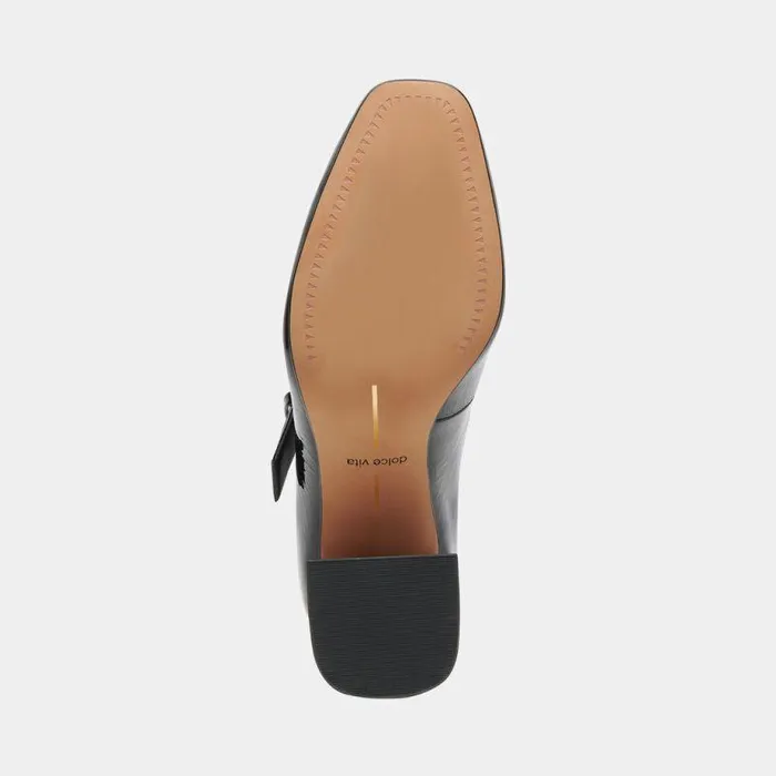 Heels Shop Dolce Vita Lakota Heels Midnight Crinkle Patent Midnight Crinkle Patent