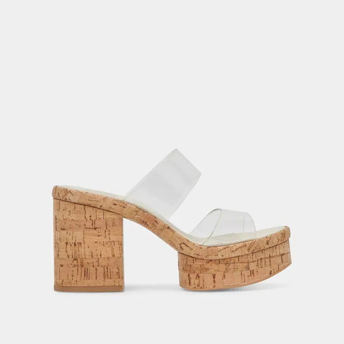 Heels Shop Dolce Vita Latoya Heels Crystal Vinyl Crystal Vinyl
