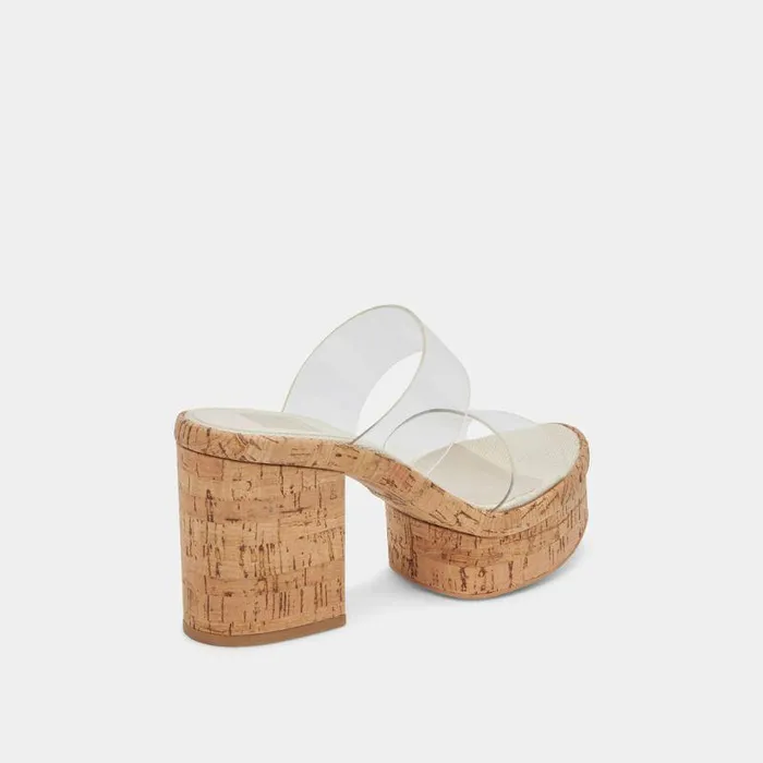 Heels Shop Dolce Vita Latoya Heels Crystal Vinyl Crystal Vinyl
