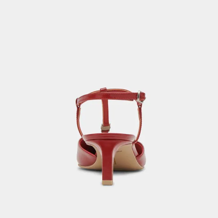 Heels Shop Dolce Vita Lavon Heels Red Crinkle Patent Red Crinkle Patent
