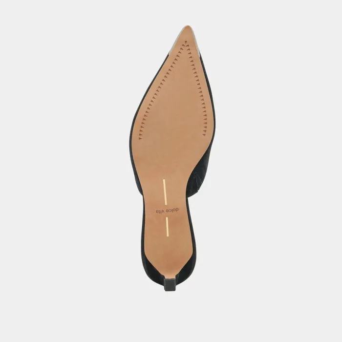 Heels Shop Dolce Vita Lexy Heels Onyx Suede Onyx Suede