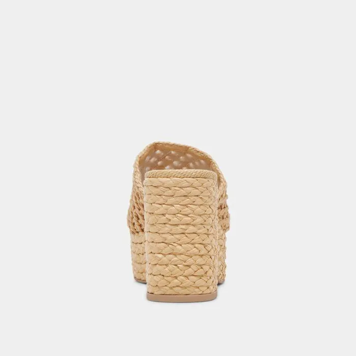Heels Shop Dolce Vita Lisha Heels Lt Natural Raffia Lt Natural Raffia