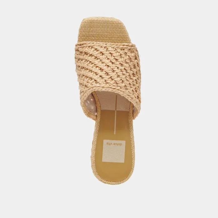 Heels Shop Dolce Vita Lisha Heels Lt Natural Raffia Lt Natural Raffia