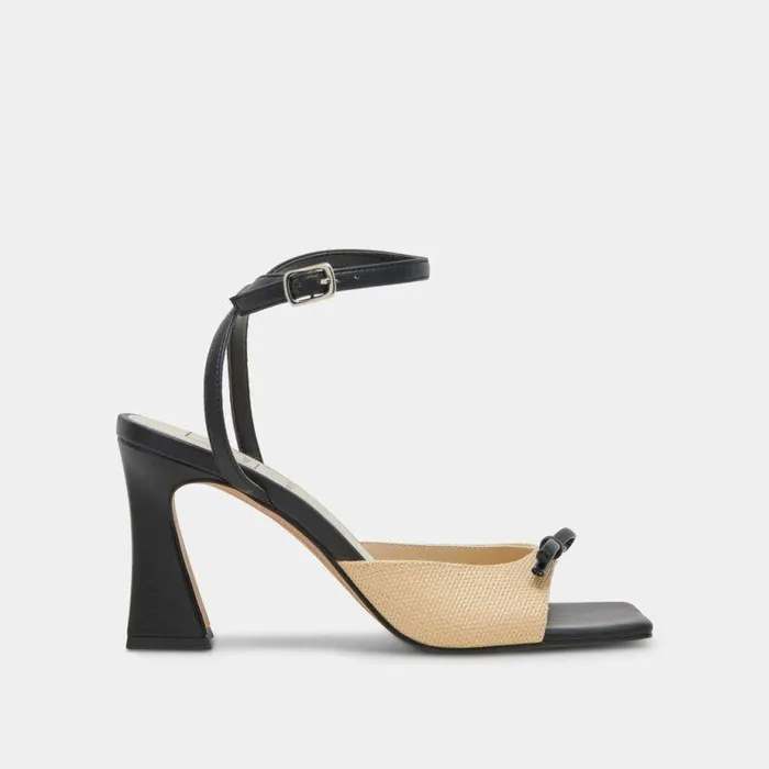 Heels Shop Dolce Vita Loise Heels Lt Natural Raffia Lt Natural Raffia