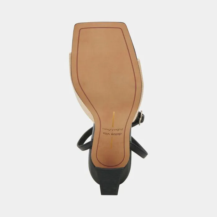 Heels Shop Dolce Vita Loise Heels Lt Natural Raffia Lt Natural Raffia