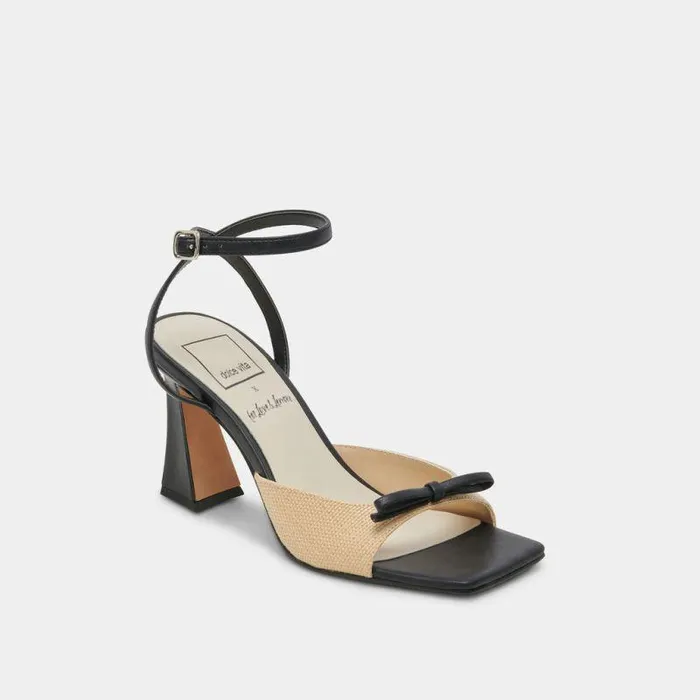 Heels Shop Dolce Vita Loise Heels Lt Natural Raffia Lt Natural Raffia