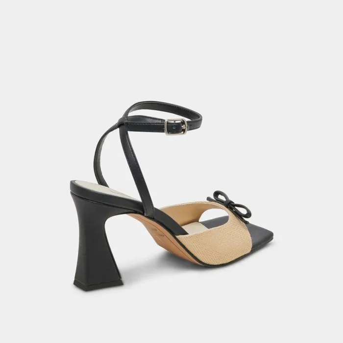 Heels Shop Dolce Vita Loise Heels Lt Natural Raffia Lt Natural Raffia