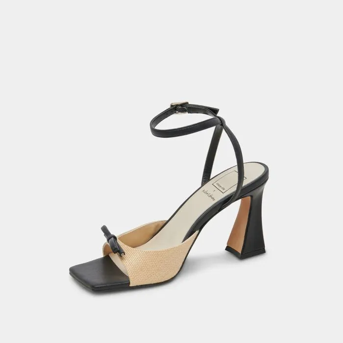Heels Shop Dolce Vita Loise Heels Lt Natural Raffia Lt Natural Raffia