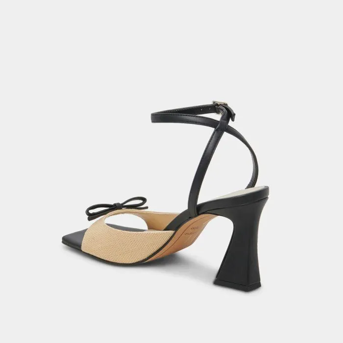 Heels Shop Dolce Vita Loise Heels Lt Natural Raffia Lt Natural Raffia
