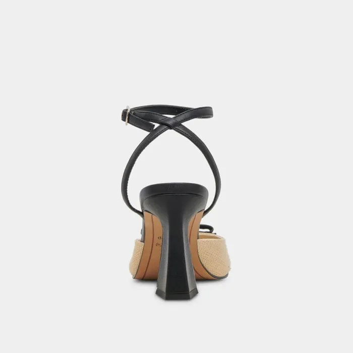 Heels Shop Dolce Vita Loise Heels Lt Natural Raffia Lt Natural Raffia