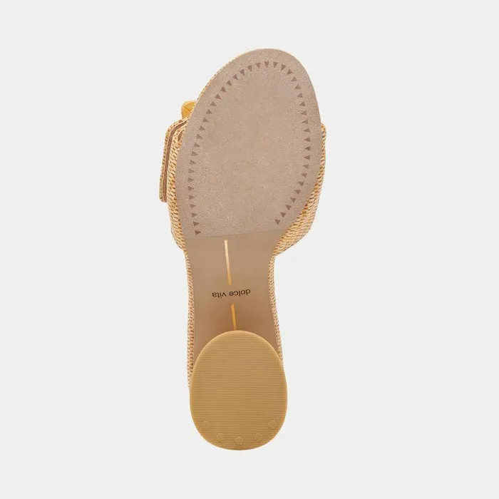 Heels Shop Dolce Vita Lucey Heels Warm Natural Raffia Warm Natural Raffia