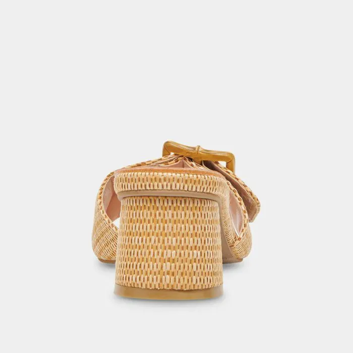 Heels Shop Dolce Vita Lucey Heels Warm Natural Raffia Warm Natural Raffia