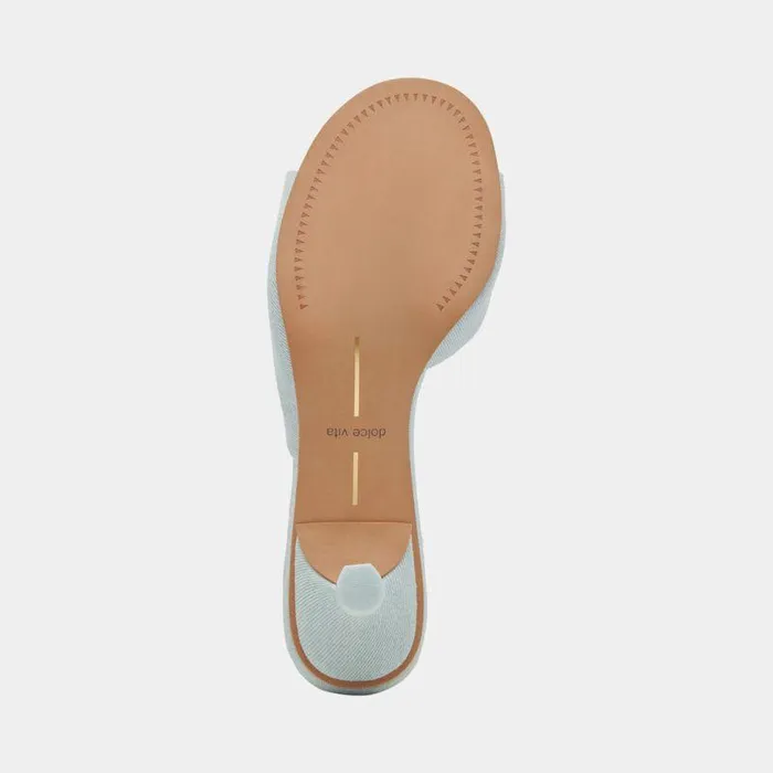 Heels Shop Dolce Vita Macoy Heels Light Blue Denim Light Blue Denim