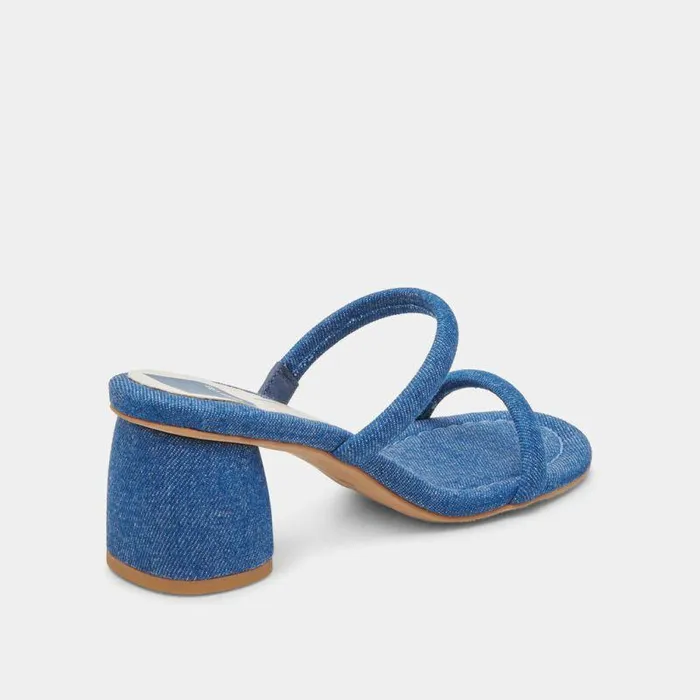 Heels Shop Dolce Vita Mandie Heels Blue Denim Blue Denim