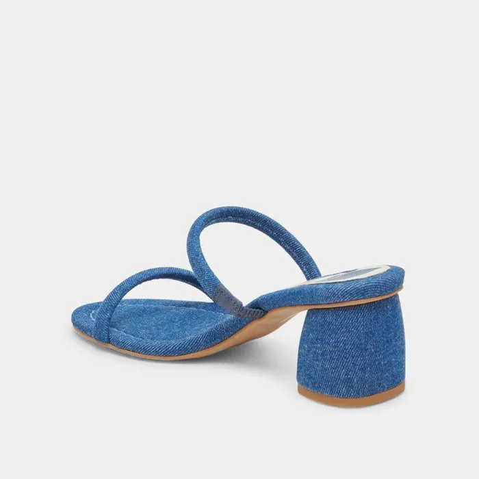 Heels Shop Dolce Vita Mandie Heels Blue Denim Blue Denim