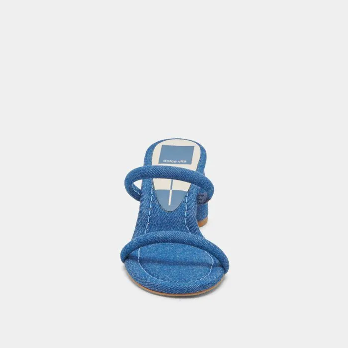 Heels Shop Dolce Vita Mandie Heels Blue Denim Blue Denim