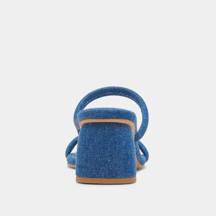 Heels Shop Dolce Vita Mandie Heels Blue Denim Blue Denim