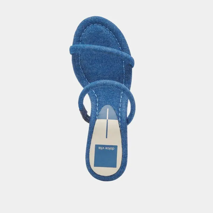 Heels Shop Dolce Vita Mandie Heels Blue Denim Blue Denim