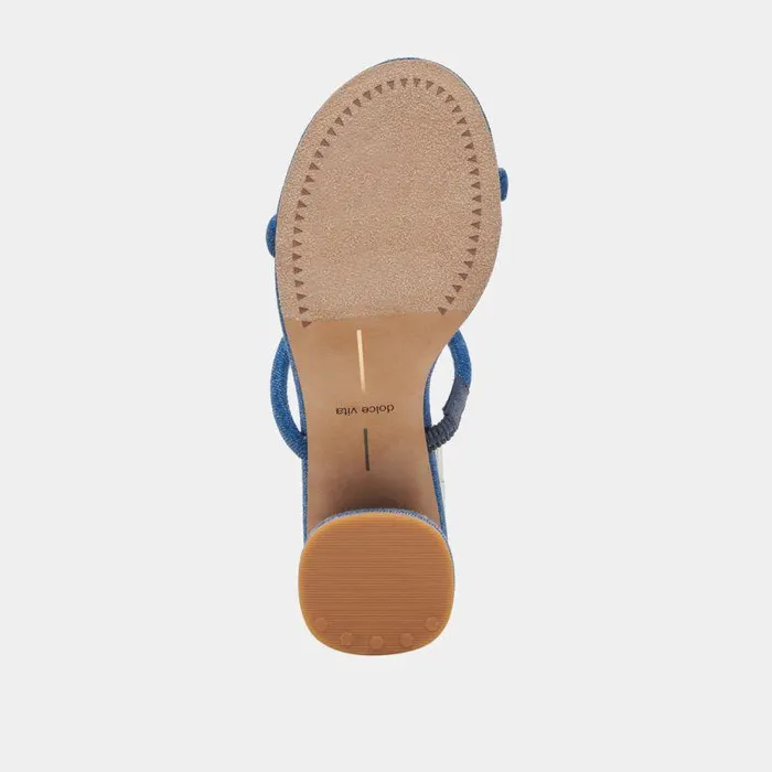 Heels Shop Dolce Vita Mandie Heels Blue Denim Blue Denim