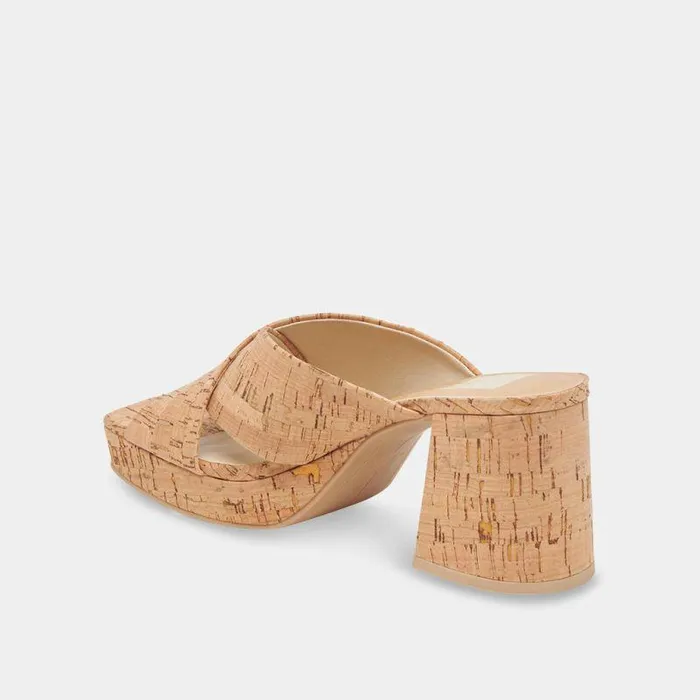 Heels Shop Dolce Vita Martin Heels Natural Cork Natural Cork