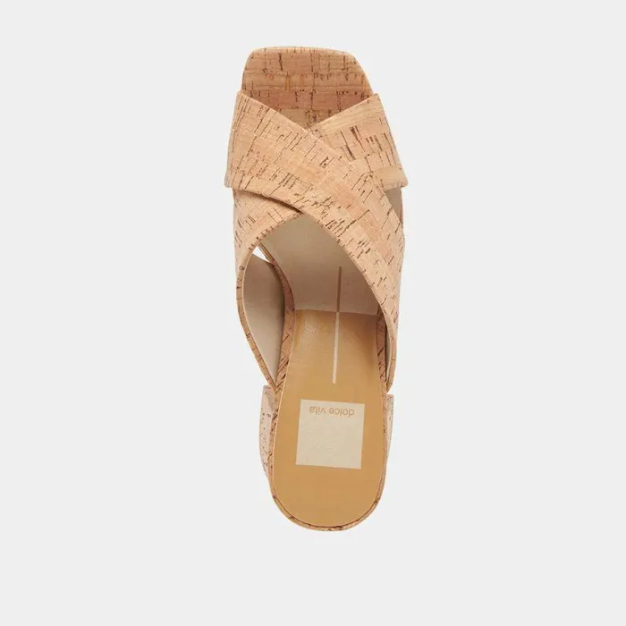 Heels Shop Dolce Vita Martin Heels Natural Cork Natural Cork