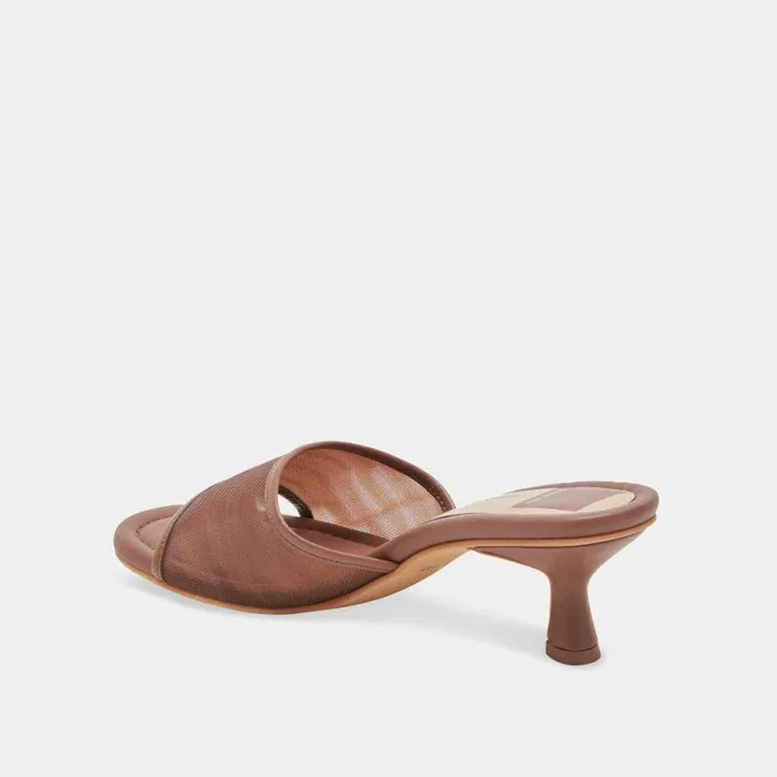 Heels Shop Dolce Vita Meeza Heels Espresso Mesh Espresso Mesh