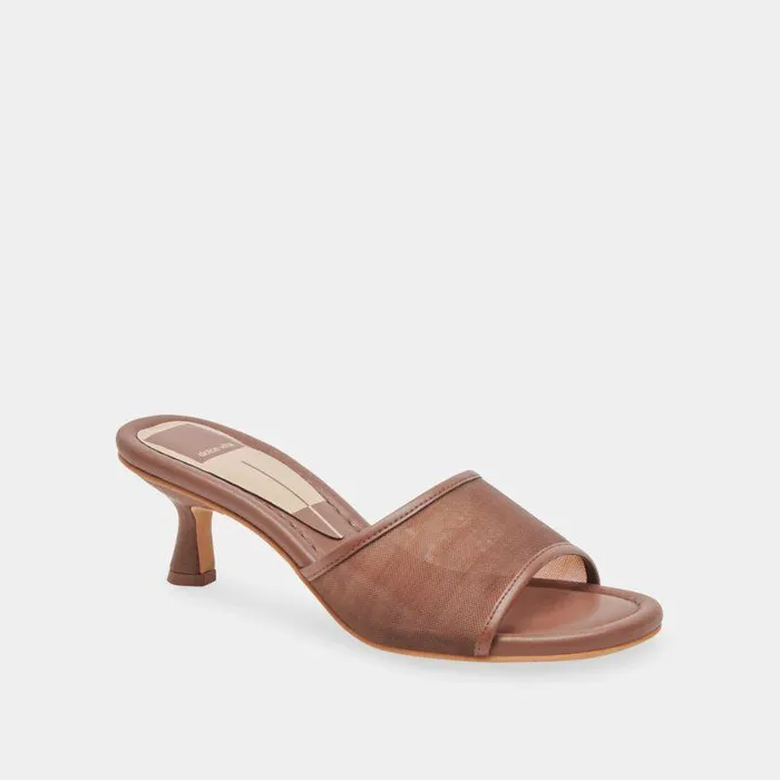 Heels Shop Dolce Vita Meeza Heels Espresso Mesh Espresso Mesh