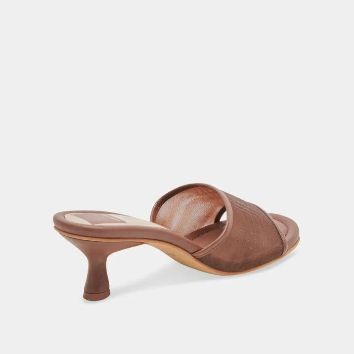 Heels Shop Dolce Vita Meeza Heels Espresso Mesh Espresso Mesh