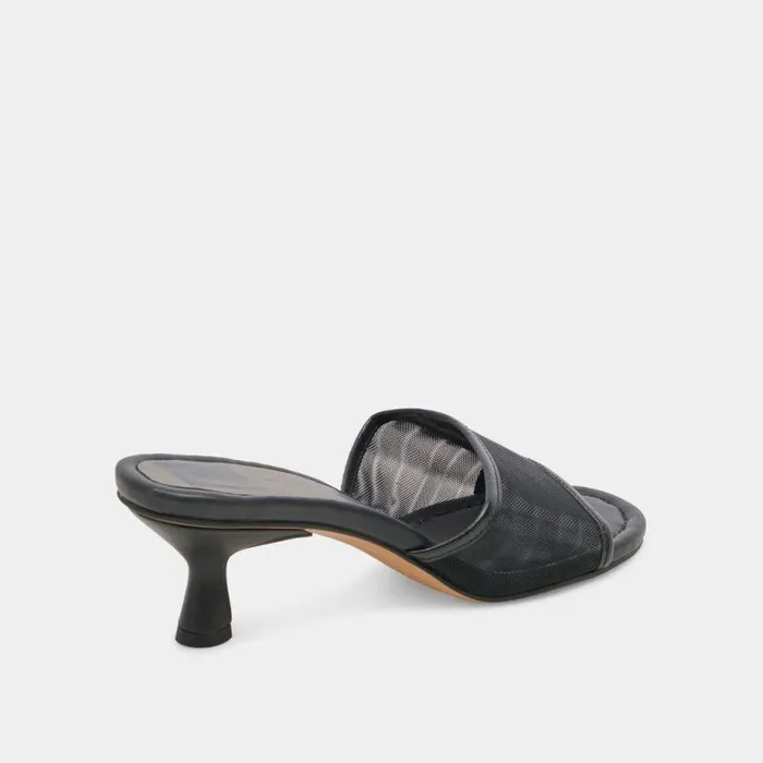Heels Shop Dolce Vita Meeza Heels Onyx Mesh Onyx Mesh