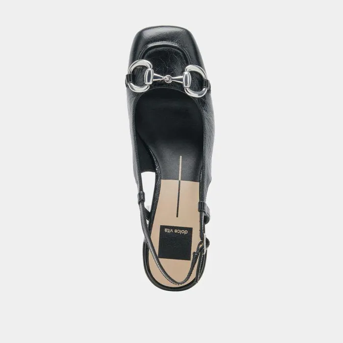 Heels Shop Dolce Vita Melli Heels Midnight Crinkle Patent Midnight Crinkle Patent
