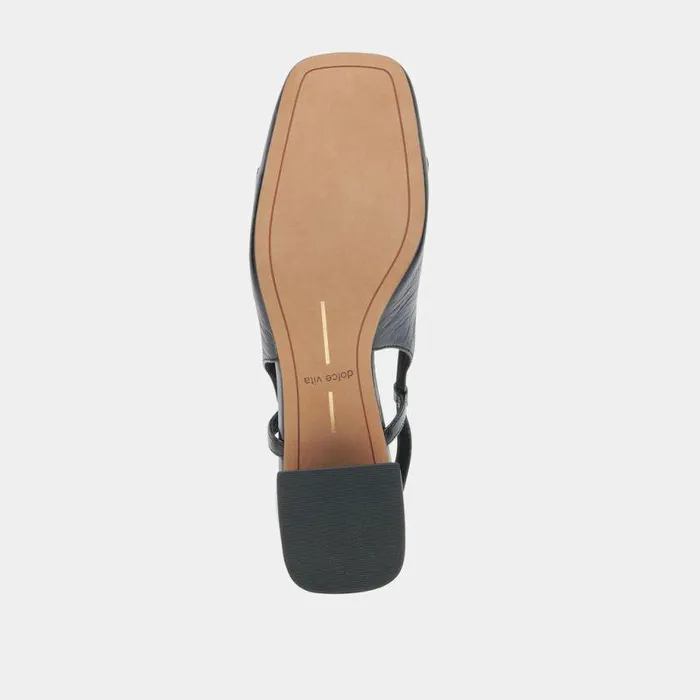 Heels Shop Dolce Vita Melli Heels Midnight Crinkle Patent Midnight Crinkle Patent