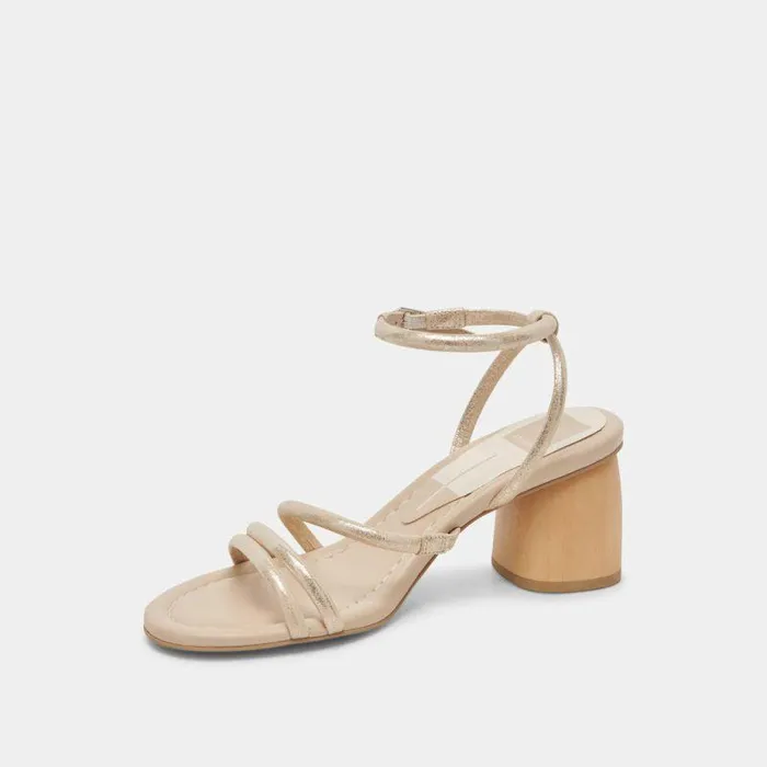 Heels Shop Dolce Vita Mikael Heels Light Gold Nubuck Light Gold Nubuck