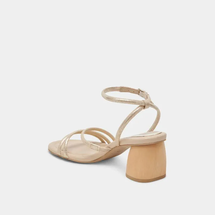 Heels Shop Dolce Vita Mikael Heels Light Gold Nubuck Light Gold Nubuck