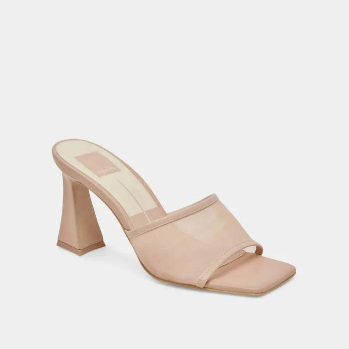 Heels Shop Dolce Vita Narda Heels Blush Mesh Blush Mesh