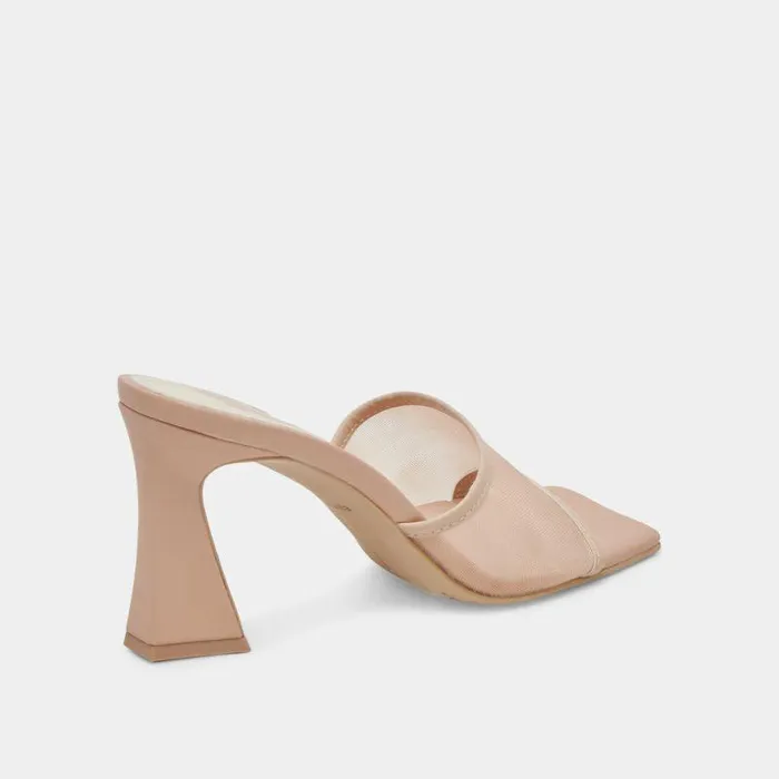 Heels Shop Dolce Vita Narda Heels Blush Mesh Blush Mesh