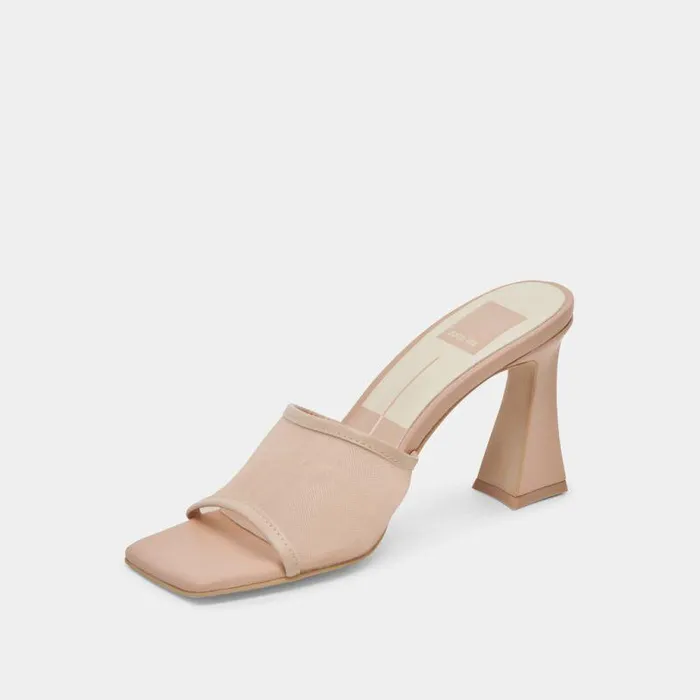 Heels Shop Dolce Vita Narda Heels Blush Mesh Blush Mesh