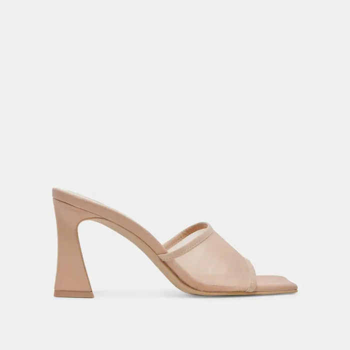 Heels Shop Dolce Vita Narda Heels Blush Mesh Blush Mesh