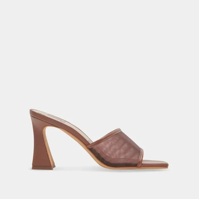 Heels Shop Dolce Vita Narda Heels Espresso Mesh Espresso Mesh
