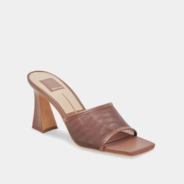 Heels Shop Dolce Vita Narda Heels Espresso Mesh Espresso Mesh