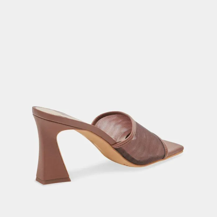 Heels Shop Dolce Vita Narda Heels Espresso Mesh Espresso Mesh
