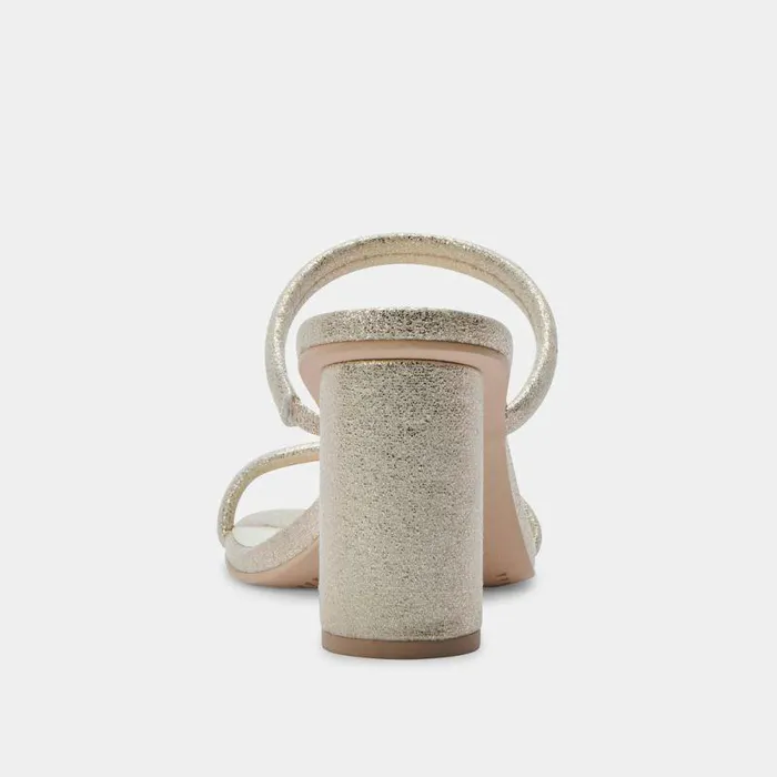 Heels Shop Dolce Vita Noles Heels Gold Metallic Stella Suede Women039s Chunky Round Heels Gold Metallic Stella Suede