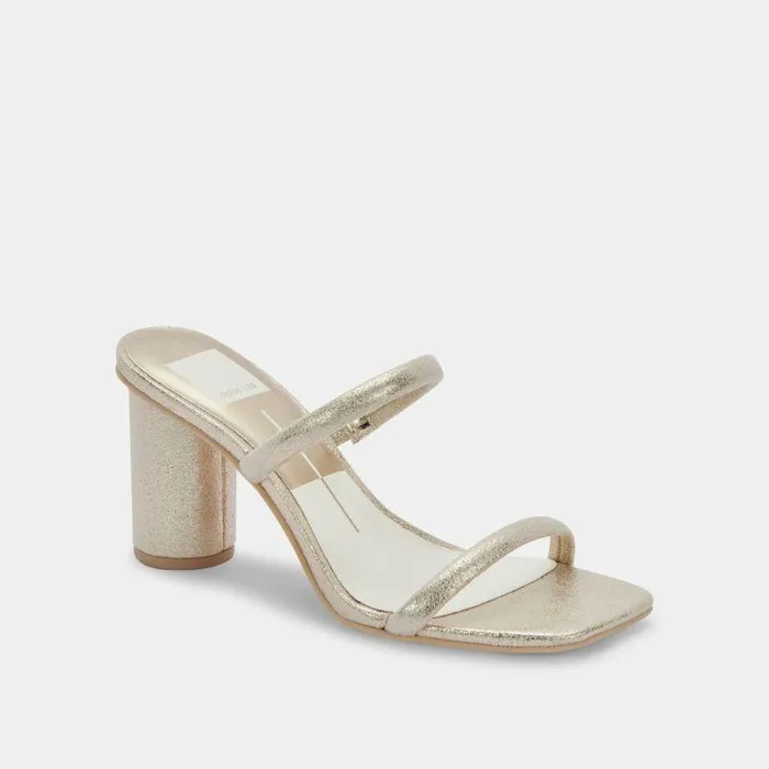 Heels Shop Dolce Vita Noles Heels Gold Metallic Stella Suede Women039s Chunky Round Heels Gold Metallic Stella Suede
