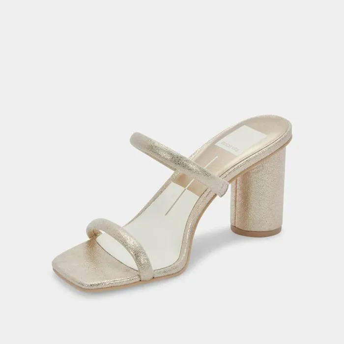 Heels Shop Dolce Vita Noles Heels Gold Metallic Stella Suede Women039s Chunky Round Heels Gold Metallic Stella Suede