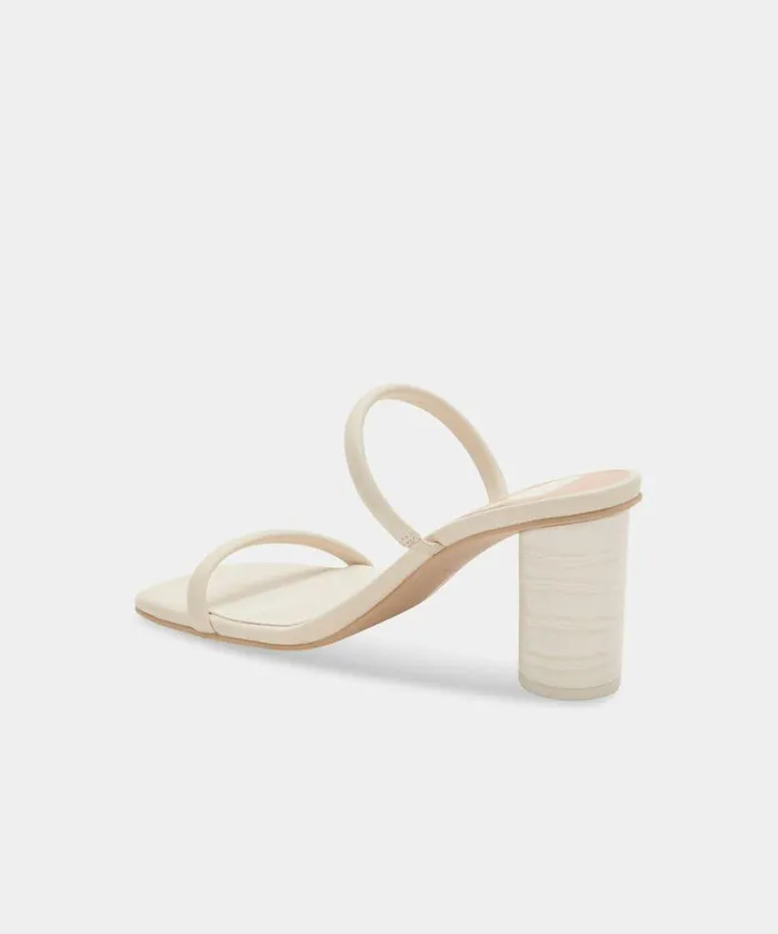 Heels Shop Dolce Vita Noles Heels Ivory Stella Women039s Chunky Round Heels Ivory Stella