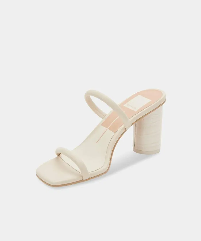 Heels Shop Dolce Vita Noles Heels Ivory Stella Women039s Chunky Round Heels Ivory Stella