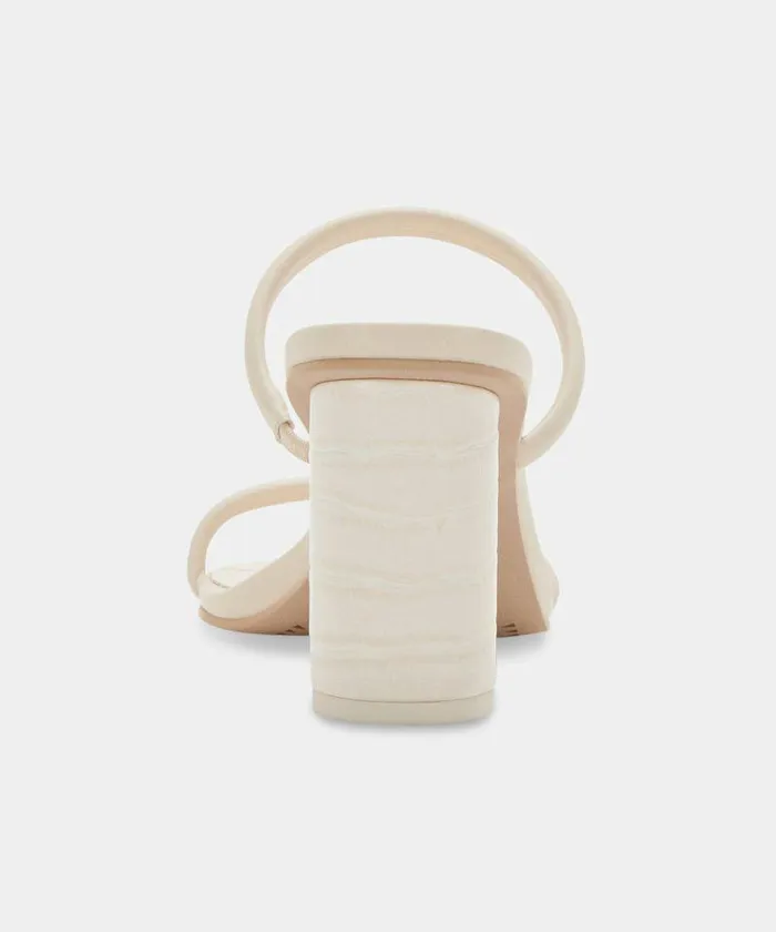Heels Shop Dolce Vita Noles Heels Ivory Stella Women039s Chunky Round Heels Ivory Stella