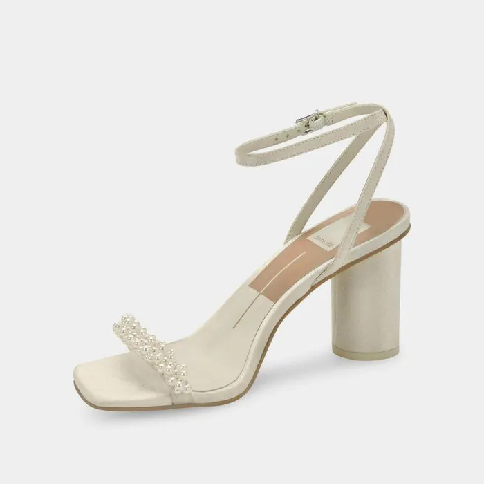 Heels Shop Dolce Vita Nory Heels Vanilla Pearls Women039s Pearl Heels Vanilla Pearls